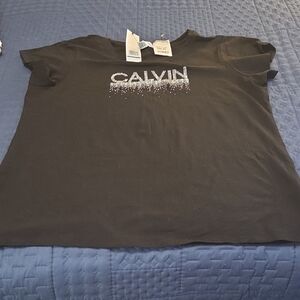 NWT CALVIN KLEIN BLING T-SHIRT-SIZE XL